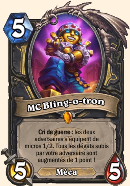 MC Blingtron carte Hearhstone