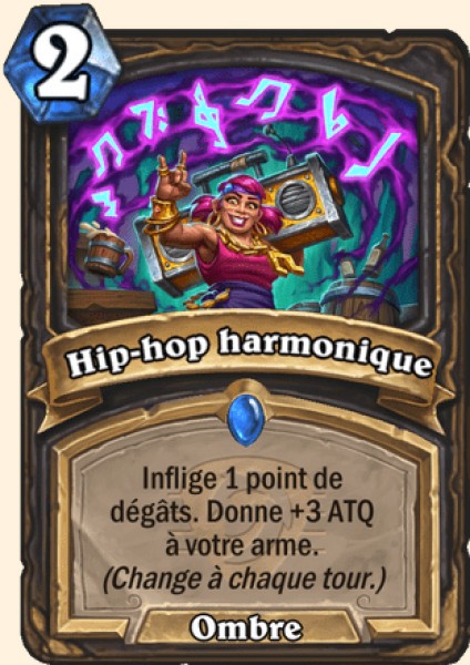 Hip Hop harmonique carte Hearhstone