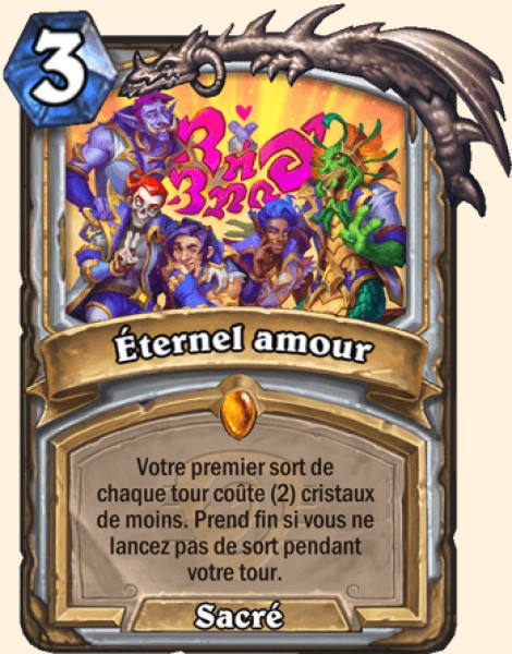 Amour eternel carte Hearhstone