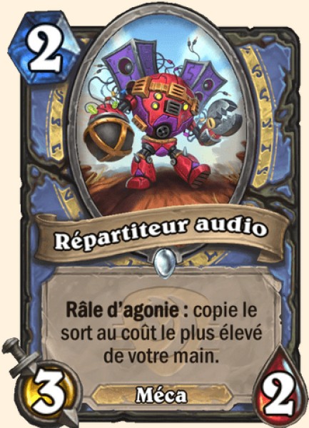 Separateur audio carte Hearhstone