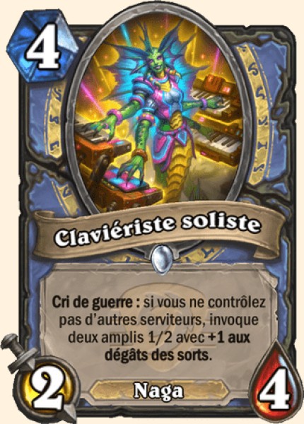 Soliste au clavier carte Hearhstone