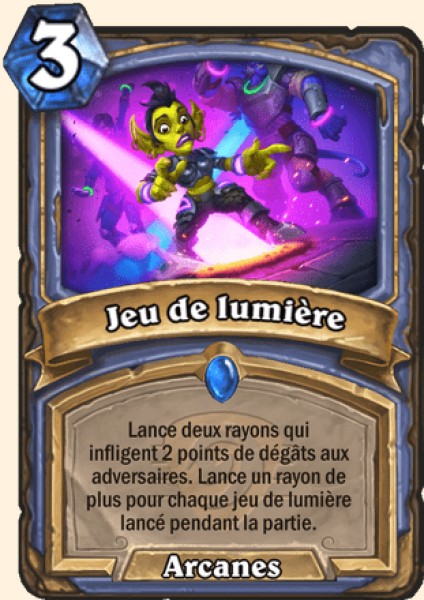 Spectacle de lumiere carte Hearhstone