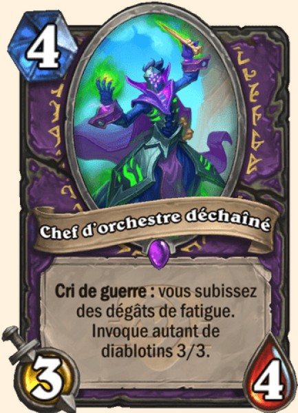 Conducteur fou carte Hearhstone