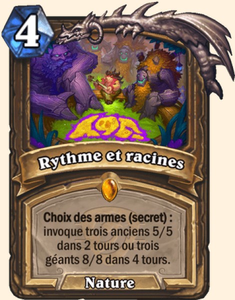 Rythme et racines carte Hearhstone