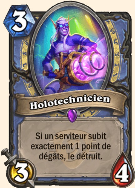 Holotechnicien carte Hearhstone