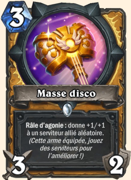 Masse disco carte Hearhstone