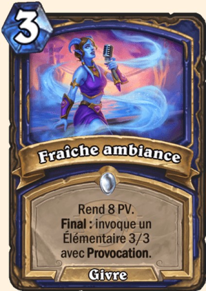 Fraiche ambiance carte Hearhstone