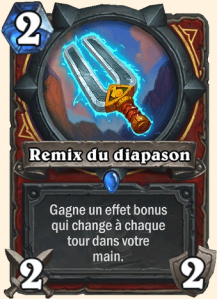 Remix du diapason carte Hearhstone