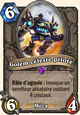 golem celeste pilote