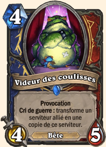 Videur des coulisses carte Hearhstone