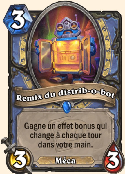Remix du distributeur-robot carte Hearhstone