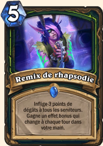 Remix du Rapsodie carte Hearhstone