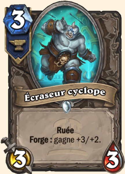 Ecraseur cyclope carte Hearhstone