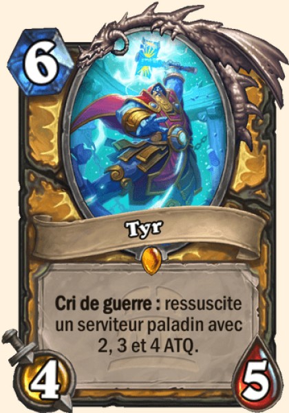 Tyr carte Hearhstone