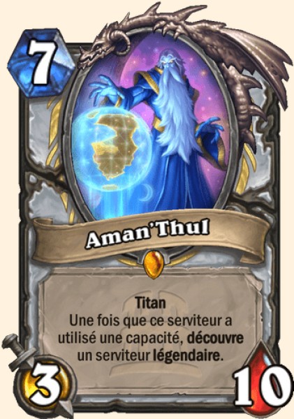 Aman'Thul carte Hearhstone