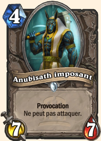Anubisath imposant carte Hearhstone