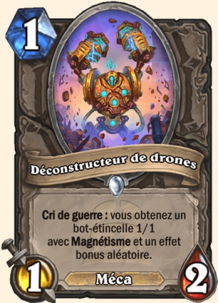Deconstructeur de drones carte Hearhstone