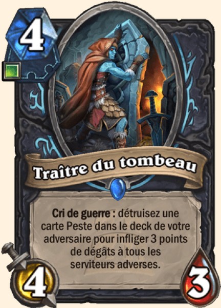 Traitre du tombeau carte Hearhstone