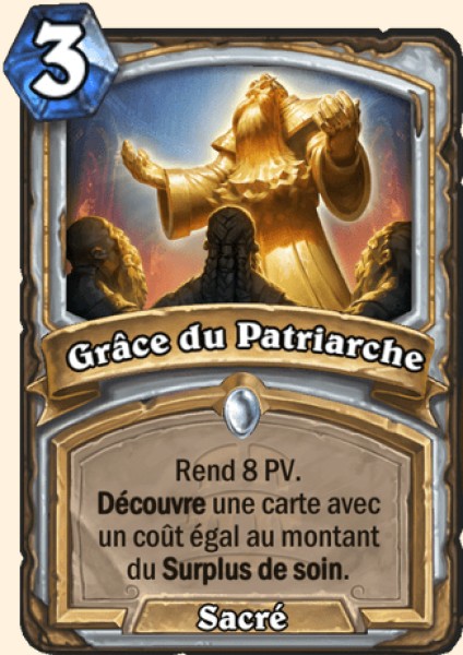 Grace du Patriarche carte Hearhstone