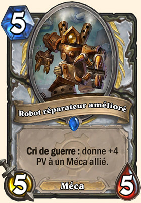robot reparateur ameliore
