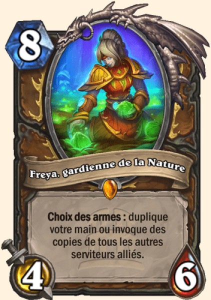Freya, gardienne de la nature carte Hearhstone