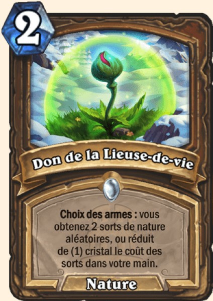 Don de la lieuse-de-vie carte Hearhstone