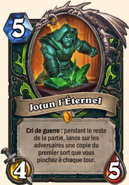 Jotun l'eternel carte Hearhstone