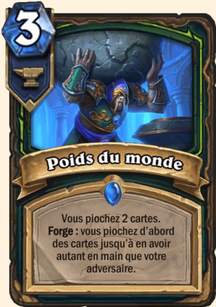 Poids du monde carte Hearhstone