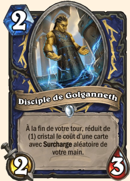 Disciple de Golganneth carte Hearhstone