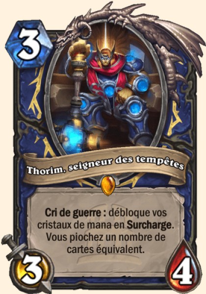 Thorim, seigneur des tempetes carte Hearhstone