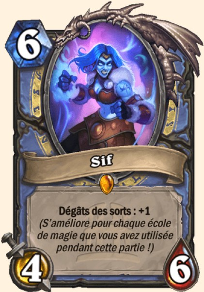 Sif carte Hearhstone