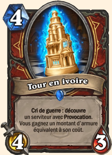 Tour en ivoire carte Hearhstone