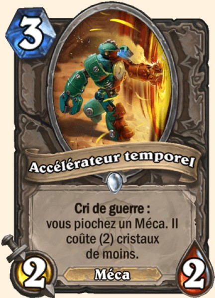 Accelerateur temporel carte Hearhstone