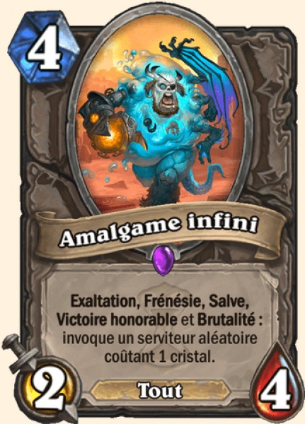Amalgame infini carte Hearhstone