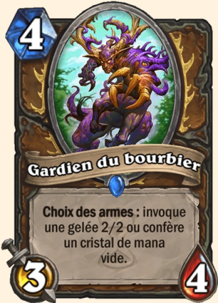 Gardien du bourbier carte Hearhstone