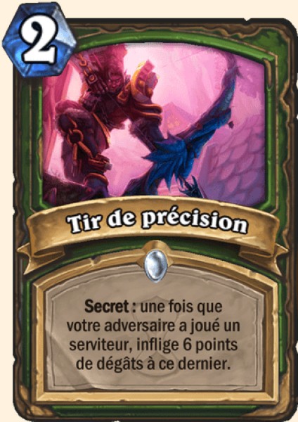 Tir de precision carte Hearhstone