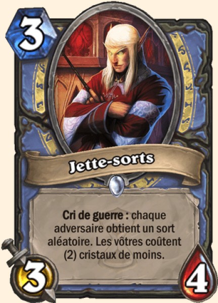 Jette-sorts carte Hearhstone
