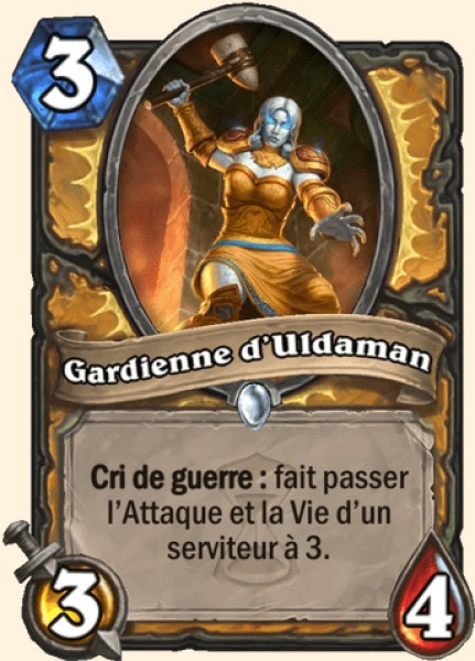 Gardienne d'Uldaman carte Hearhstone
