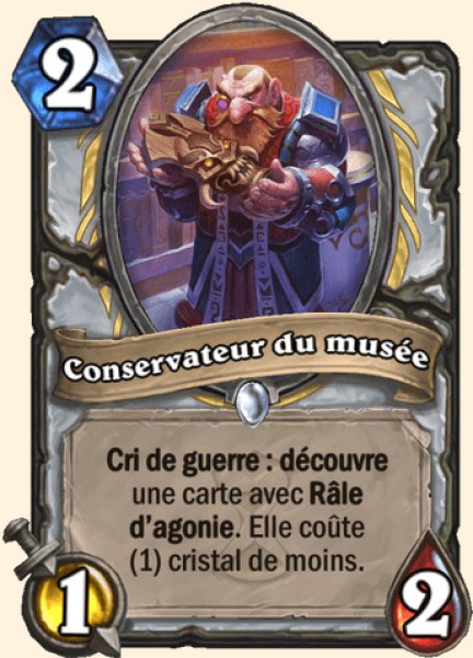 Conservateur du musee carte Hearhstone