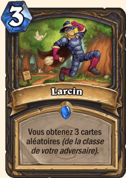 Larcin carte Hearhstone