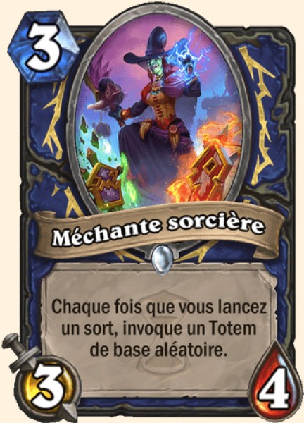 Mechante sorciere carte Hearhstone