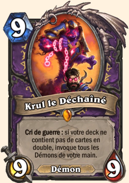 Krul le Dechaine carte Hearhstone