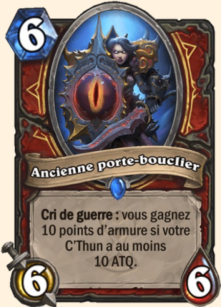 Ancienne porte-bouclier carte Hearhstone