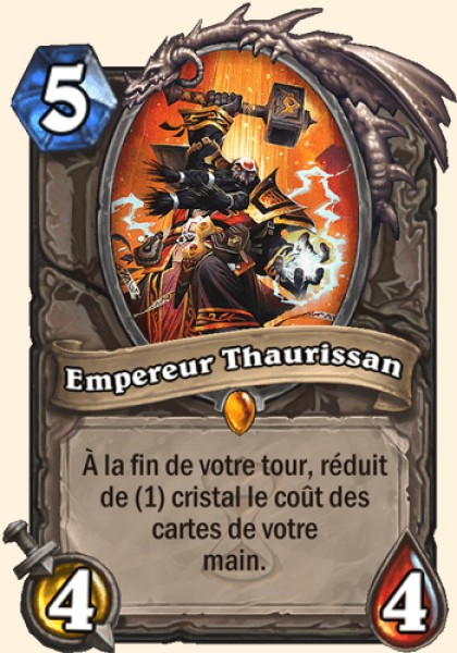 Empereur Thaurissan carte Hearhstone