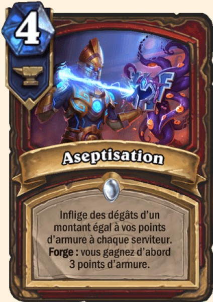 Desinfection carte Hearhstone