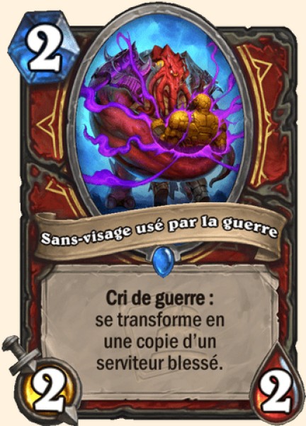 Sans-visage deteriore carte Hearhstone