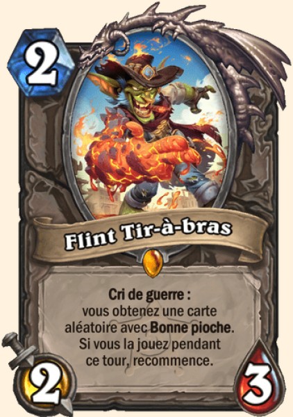 Flint Tir-a-bras carte Hearhstone