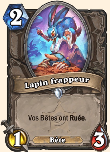 Lapin pietineur carte Hearhstone