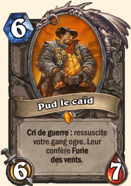 Pud le caid carte Hearhstone