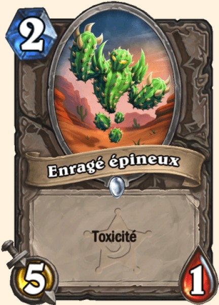 Enrage epineux carte Hearhstone